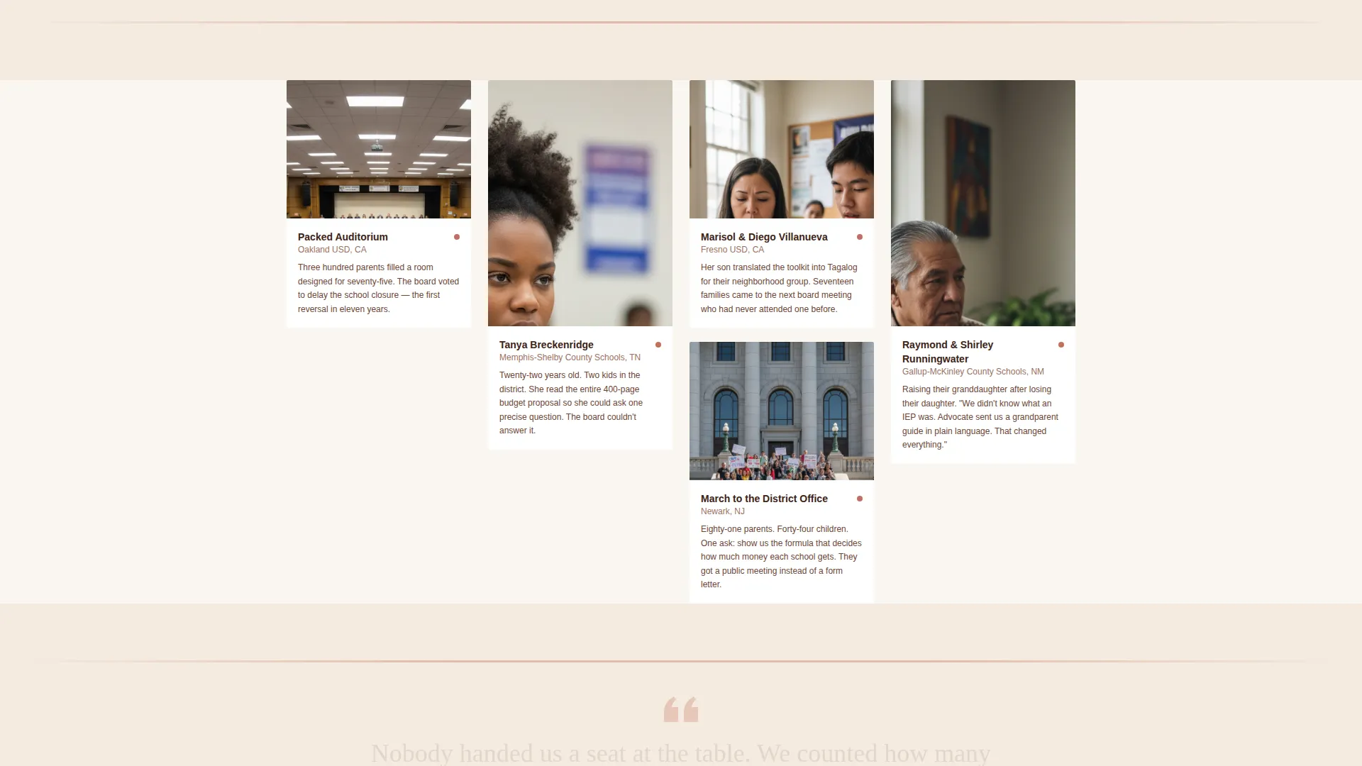 Education Equity Landing Page Template