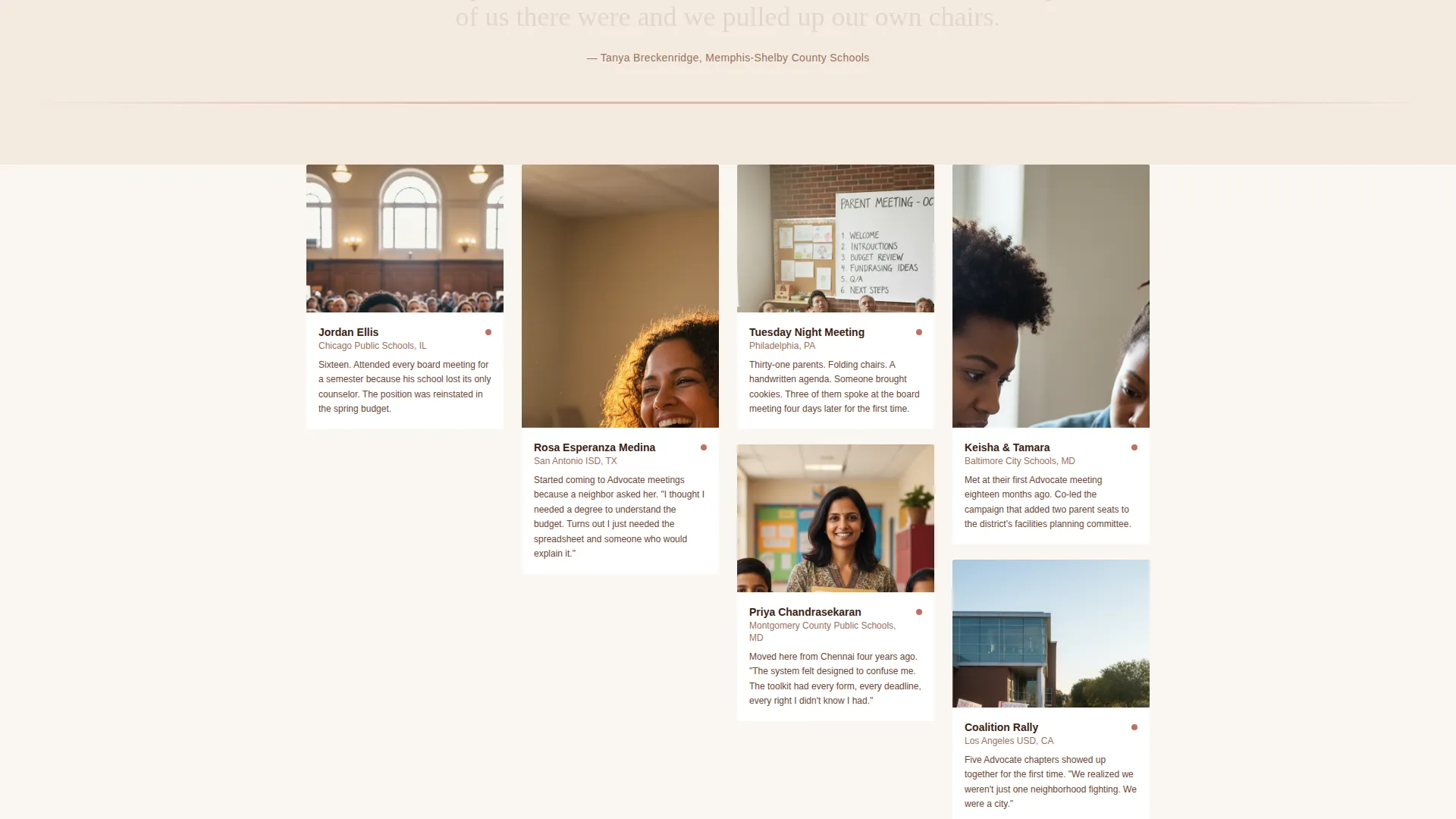 Education Equity Landing Page Template