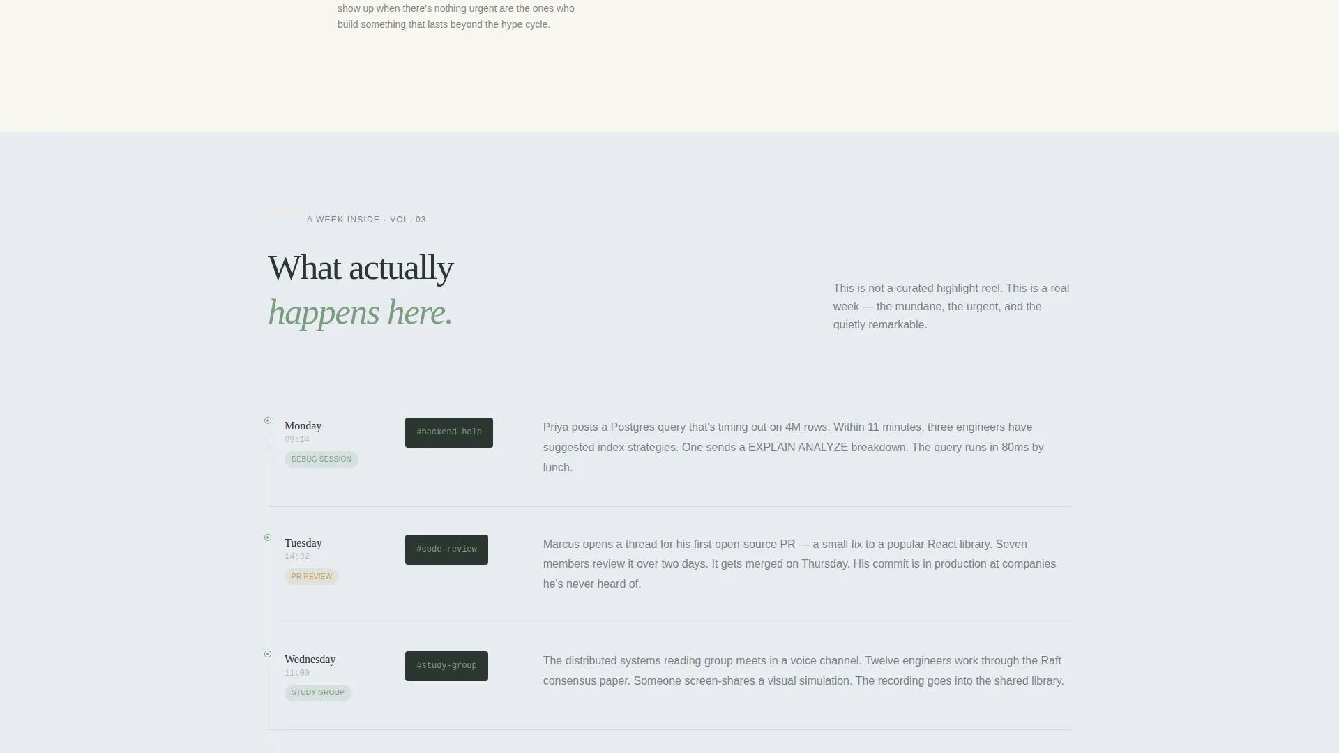 Editorial Landing Page for Developer Discord Communities