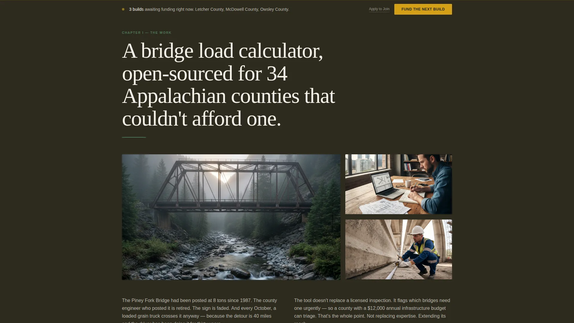 Civic Engineers Community Landing Page Template