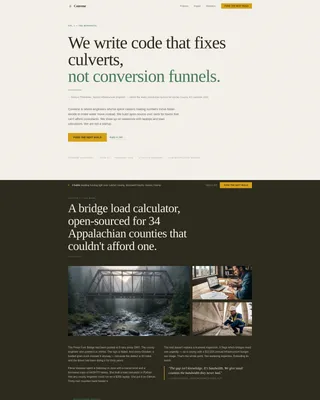 Civic Engineers Community Landing Page Template