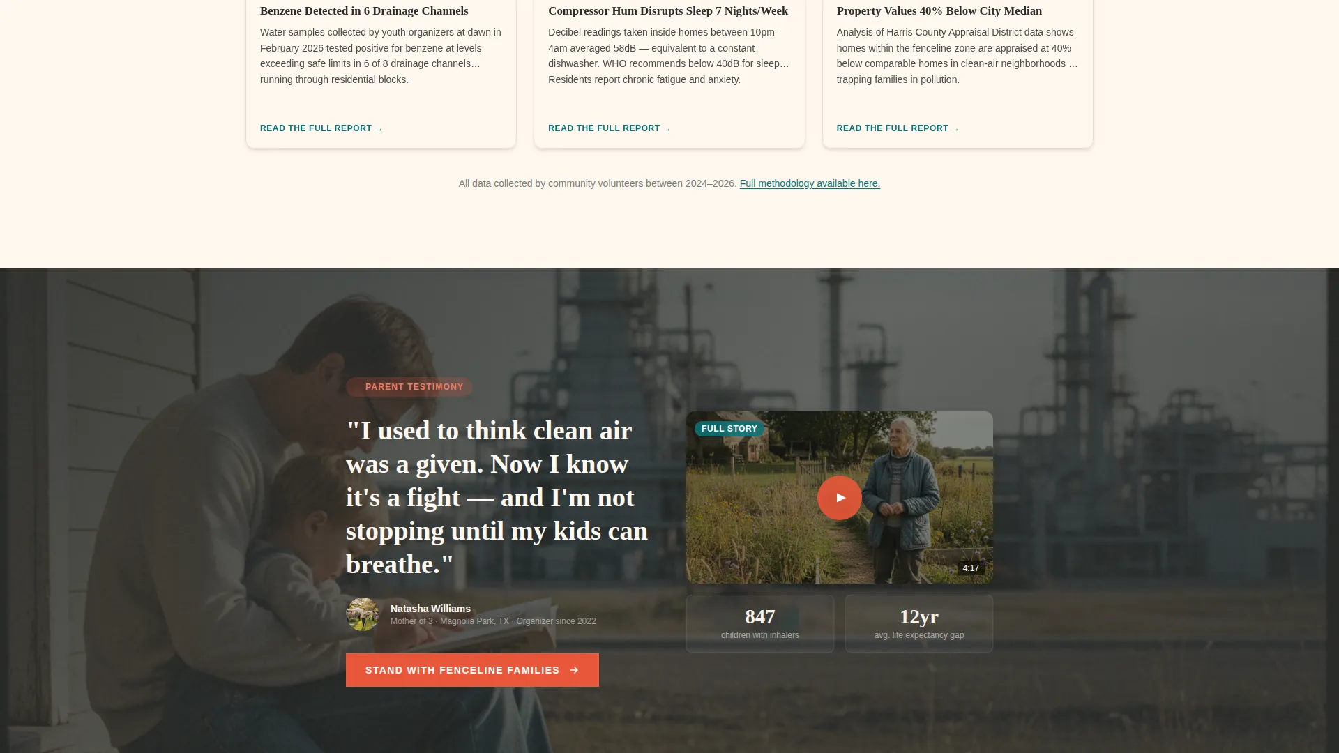 Specialist Advocacy & Social Campaign Reviews & Social Proof Website Template