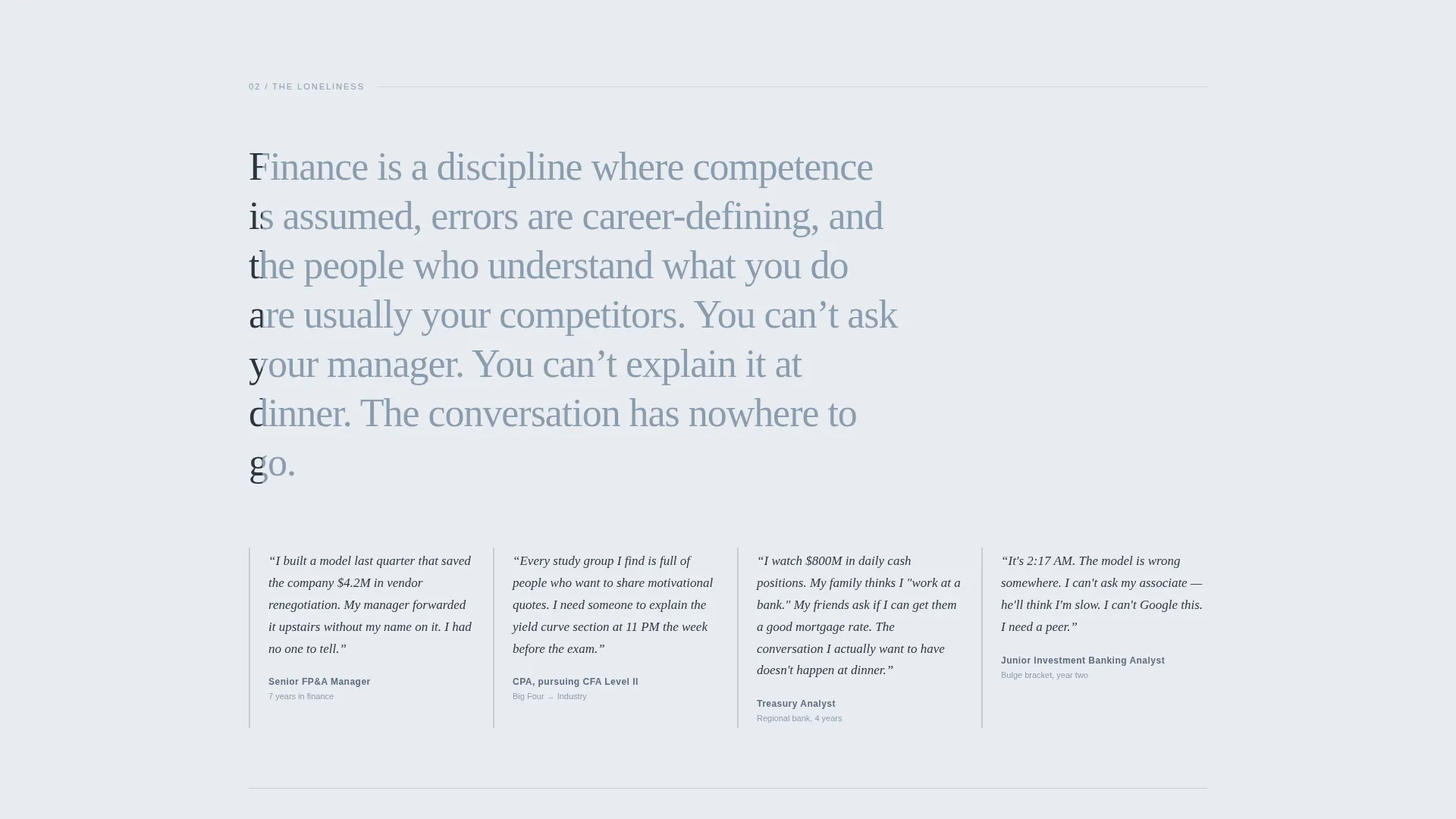 Finance Community Landing Page Template