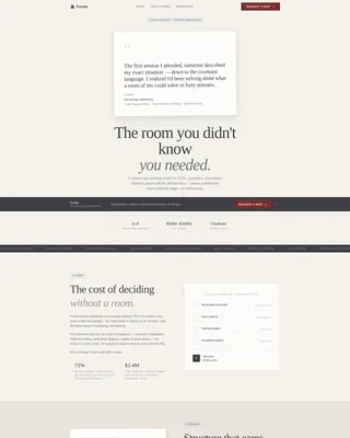 Finance Professionals Peer Advisory Board Landing Page
