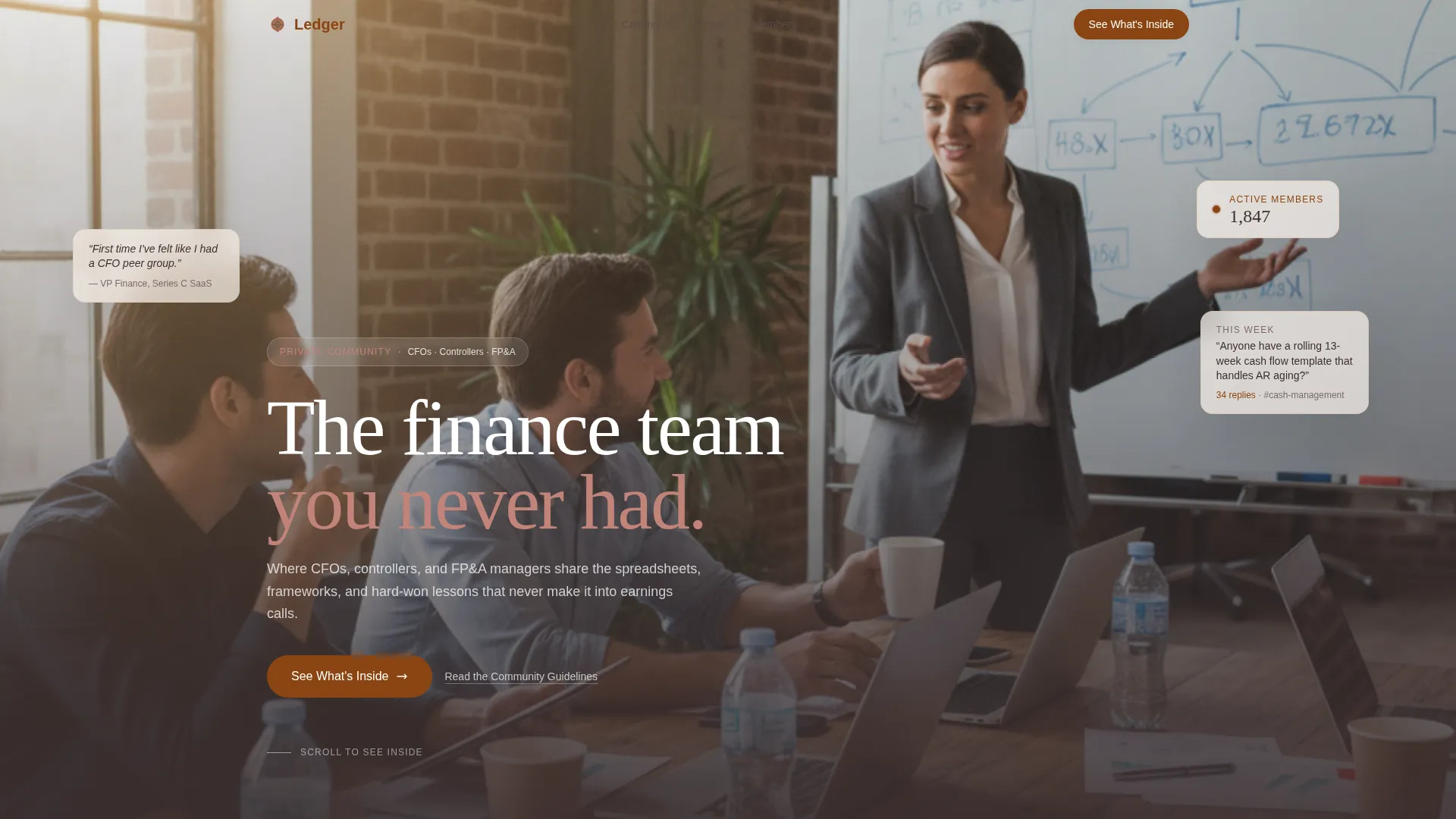 Elite Financial Advisory Landing Page Template