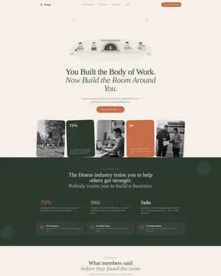 Fitness Professionals Mastermind Landing Page Template