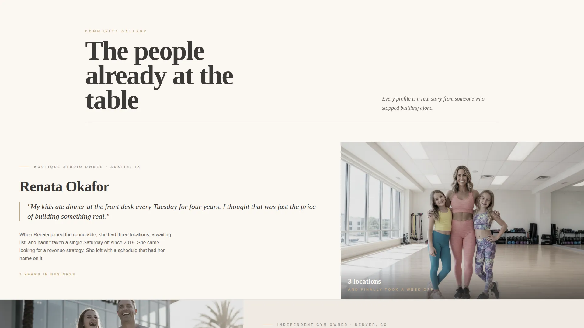 Fitness Professionals Landing Page Template