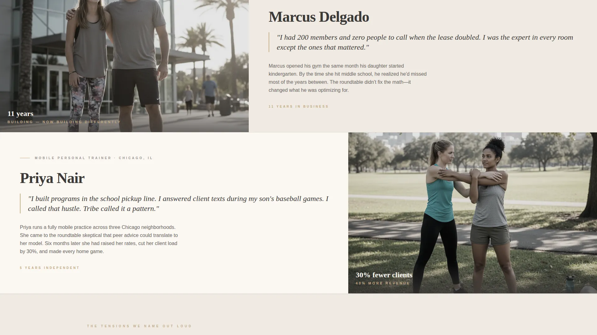 Fitness Professionals Landing Page Template