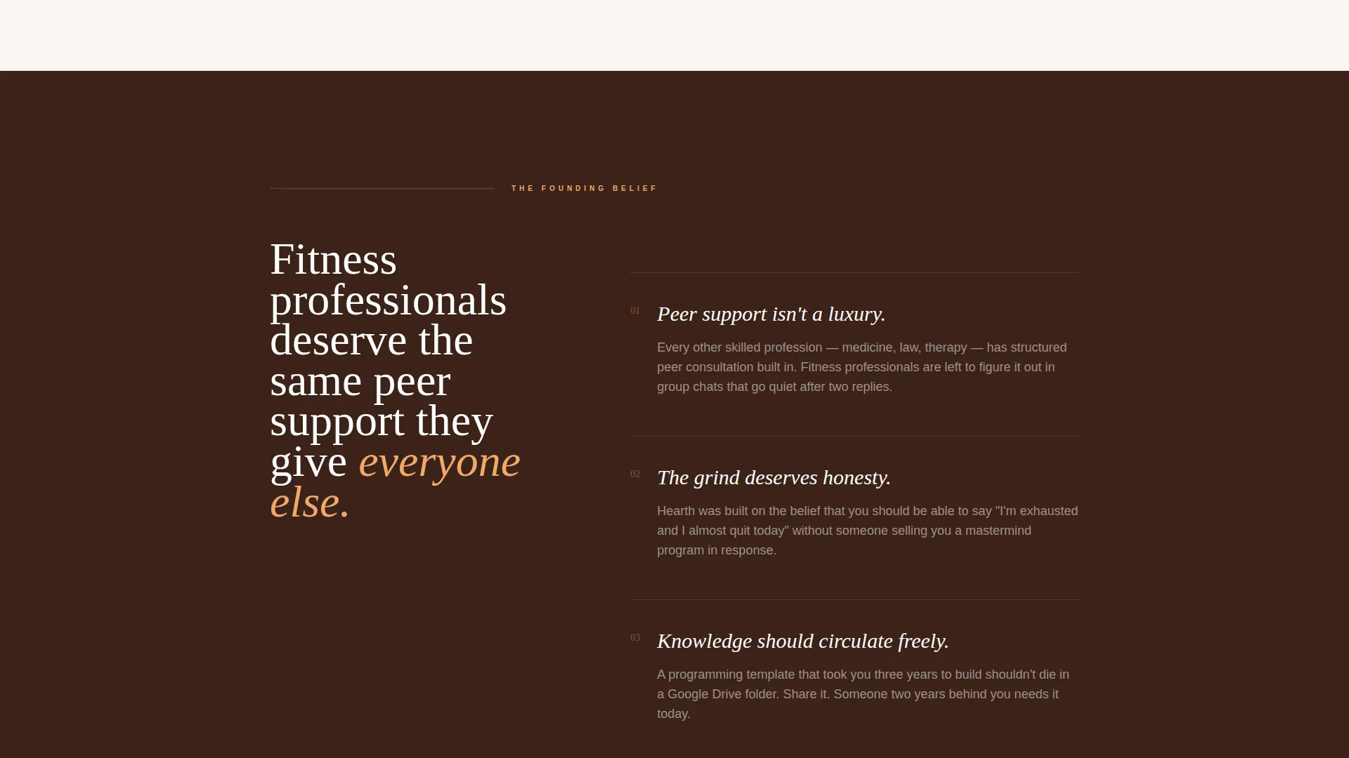 Fitness Community Landing Page Template
