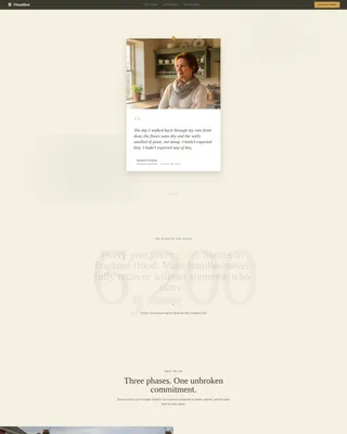 Flood Relief Charity Landing Page Template