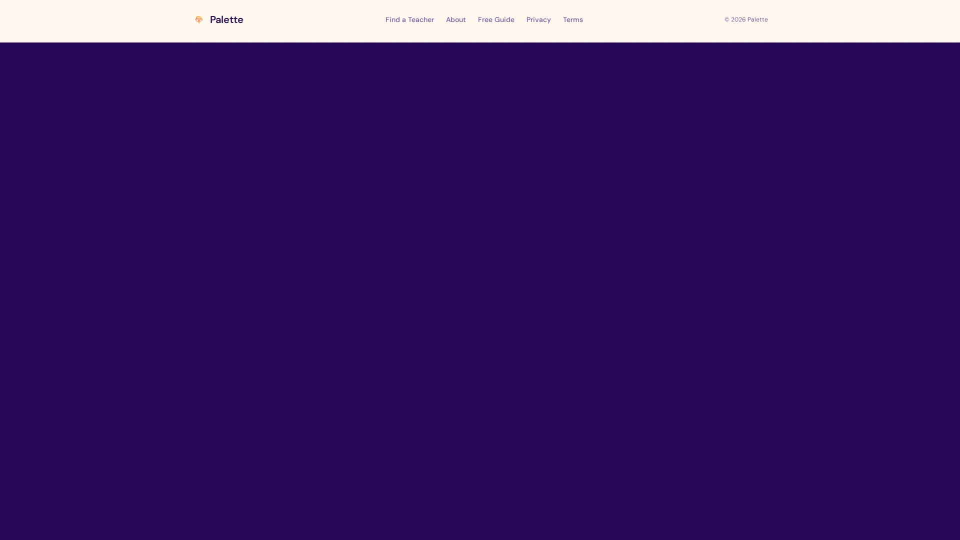 Kids Art Instructor Directory Landing Page Template
