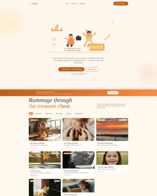 Kids Photography Parent Resource Landing Page