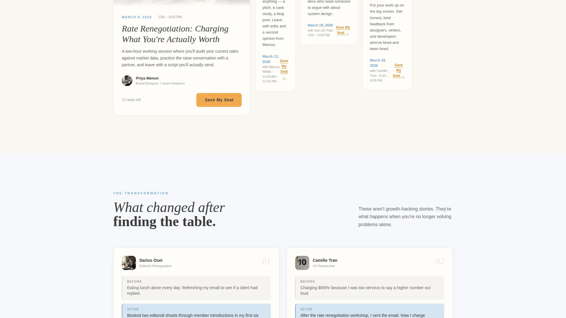 Specialist Freelancers Community Professional Website Template