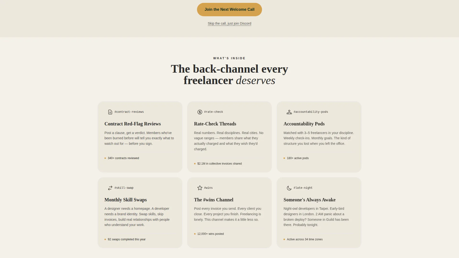 Specialist Freelancers Community Reviews & Social Proof Website Template