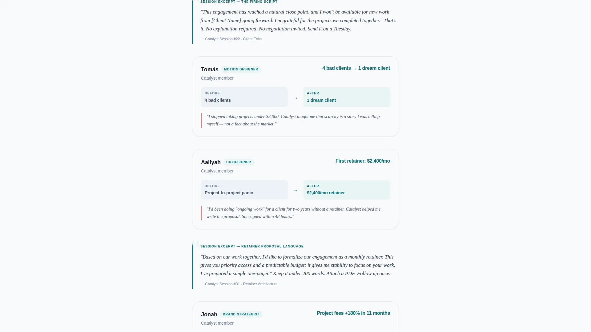 Freelancers Community Pricing & Packages Website Template