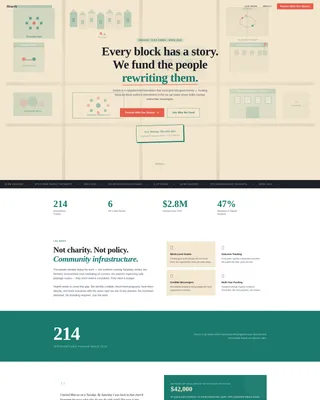 Gun Violence Prevention Nonprofit Landing Page Template