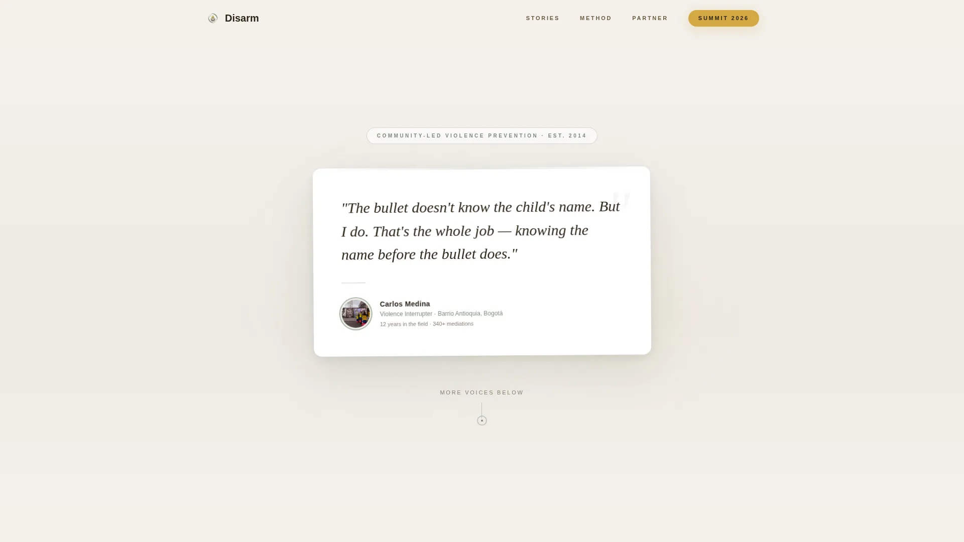 Gun Violence Prevention NGO Landing Page Template