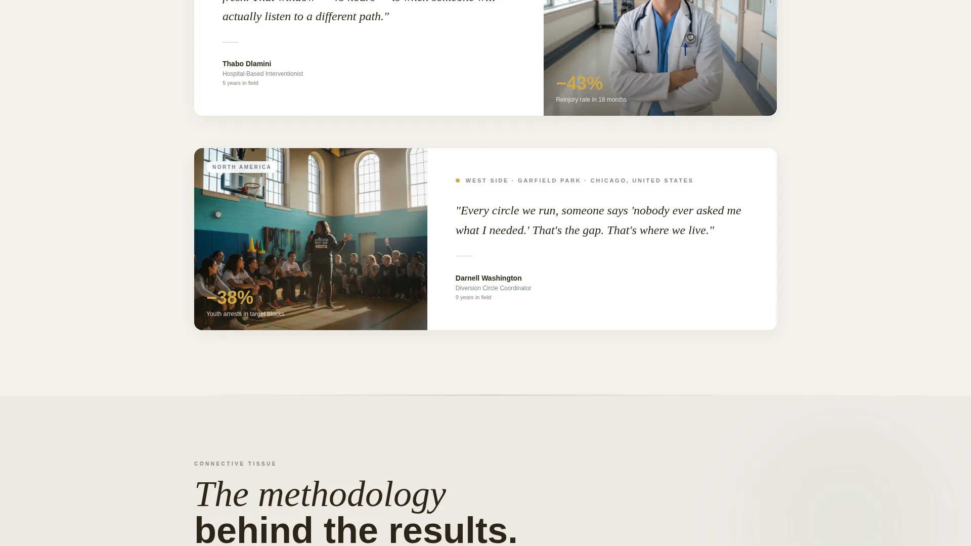 Gun Violence Prevention NGO Landing Page Template
