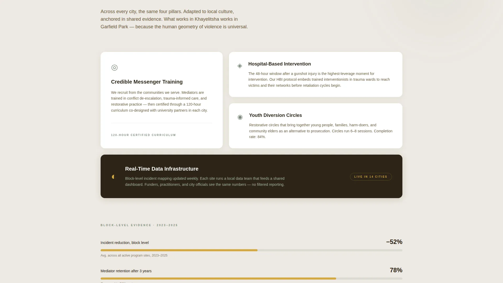 Gun Violence Prevention NGO Landing Page Template