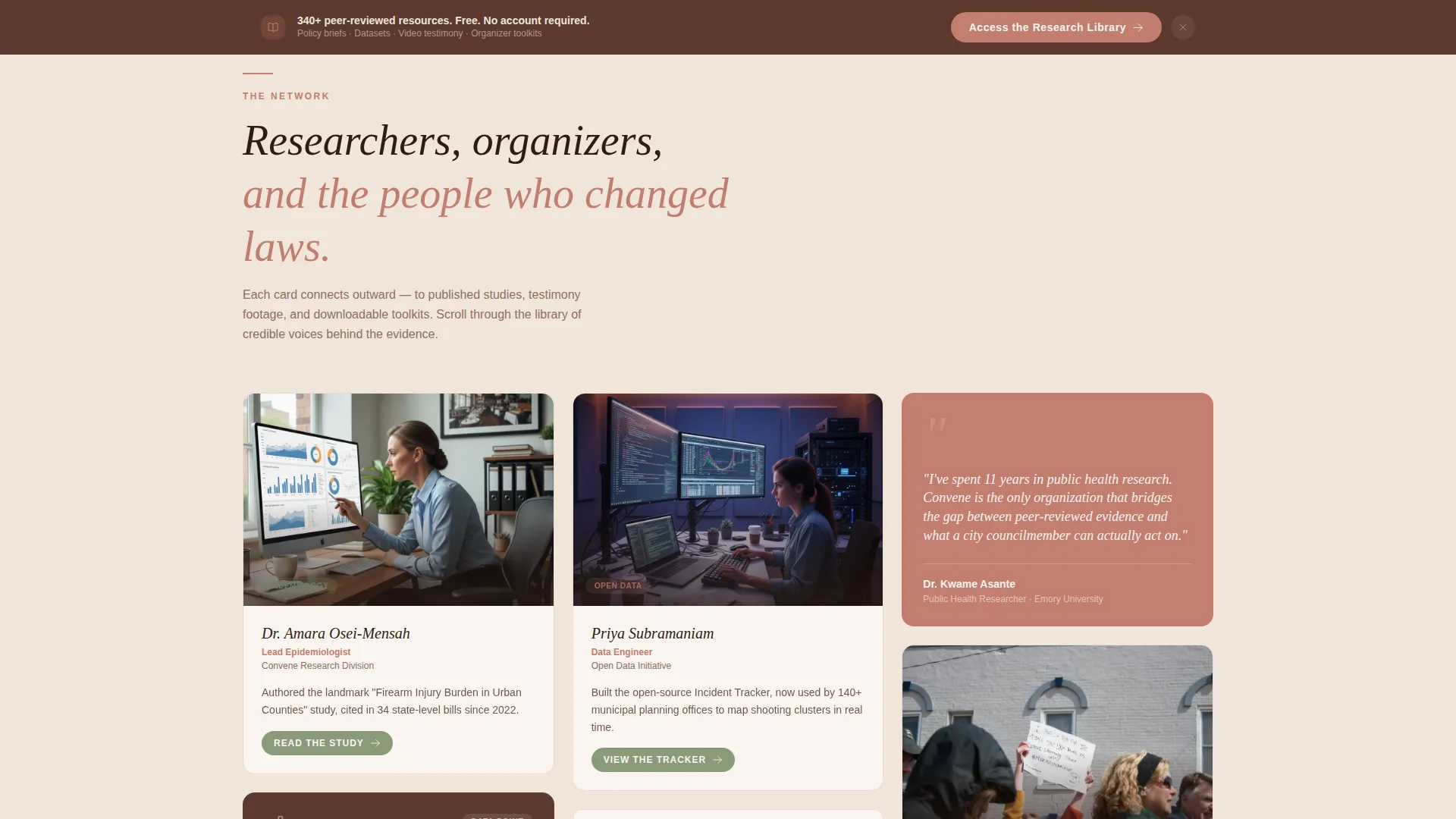Gun Violence Prevention Research Landing Page