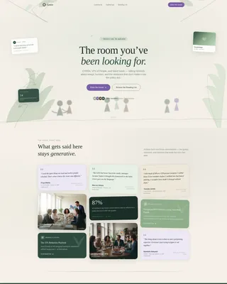 HR & People Leaders Community Specialist Professional Website Template