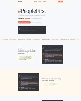HR & People Leaders Community Directory Website Template