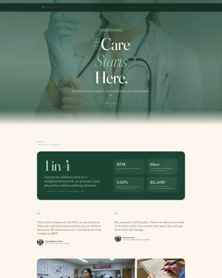 Healthcare Access Awareness Campaign Landing Page