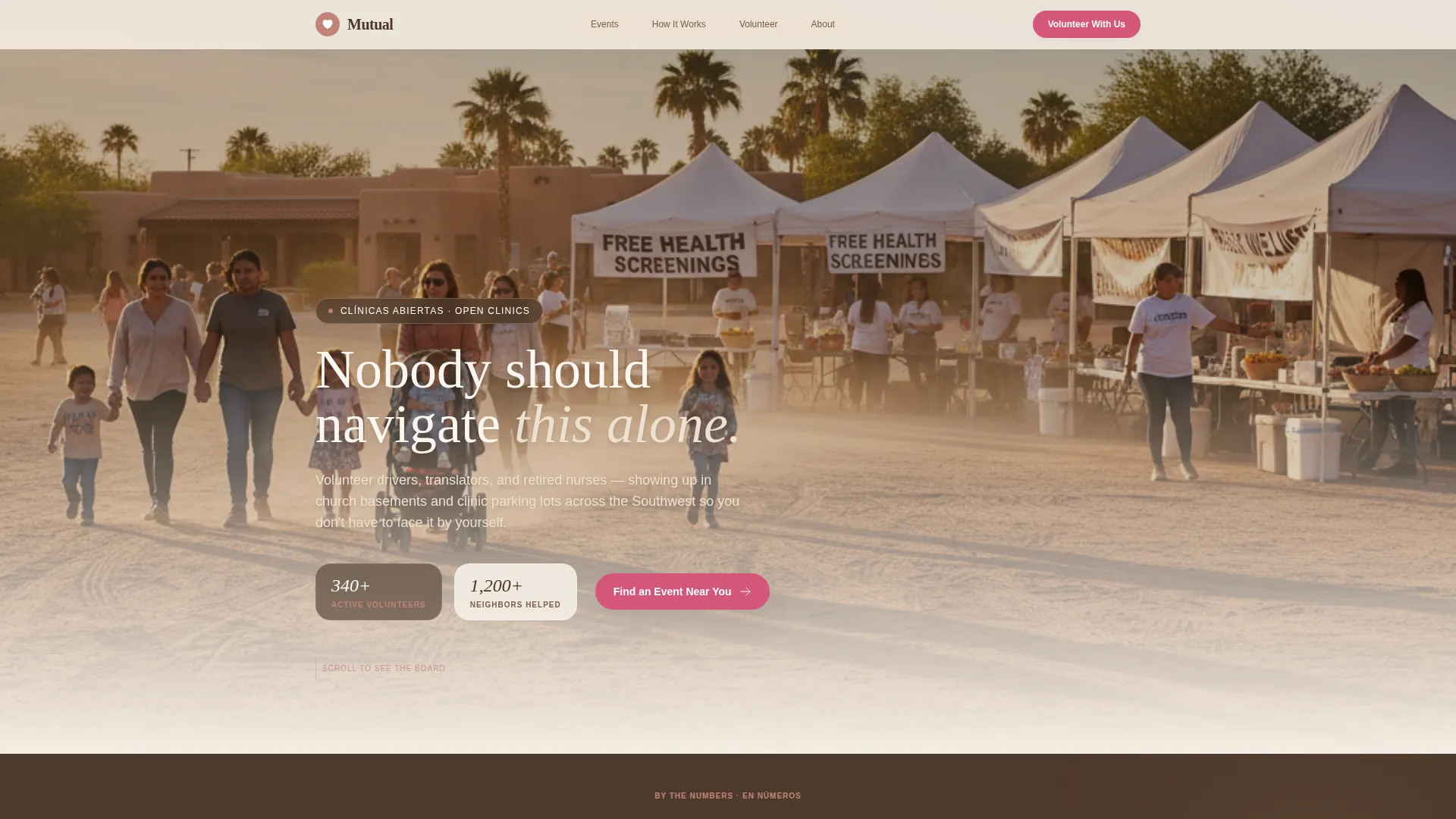 Compassionate Healthcare Access Landing Page Template