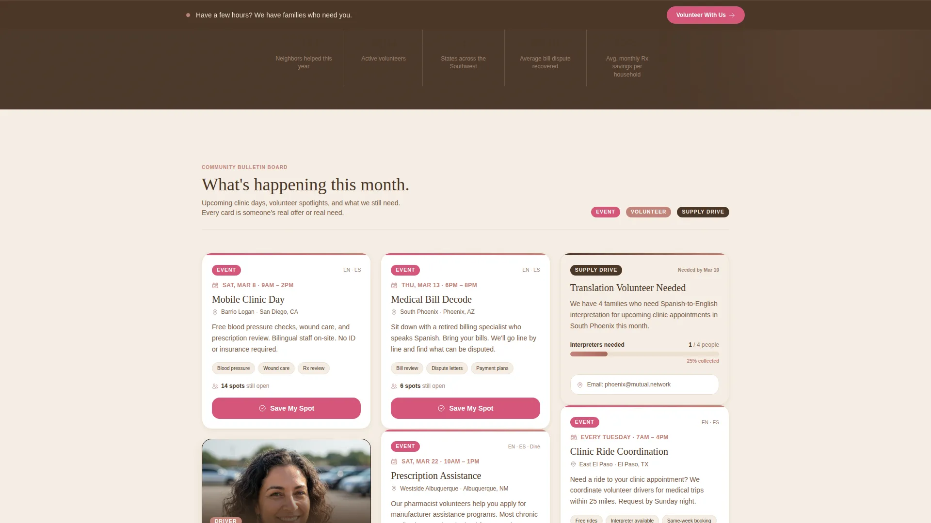 Compassionate Healthcare Access Landing Page Template