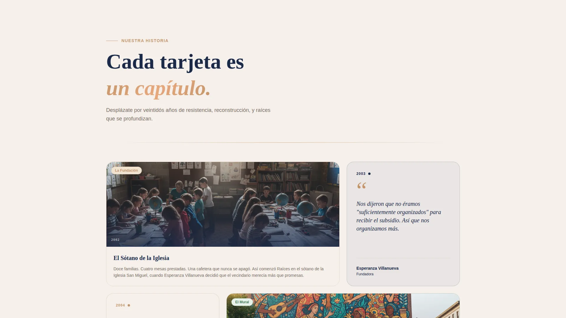 Latin American Community Professional Website Template