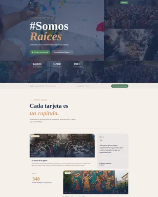 Latin American Community Professional Website Template