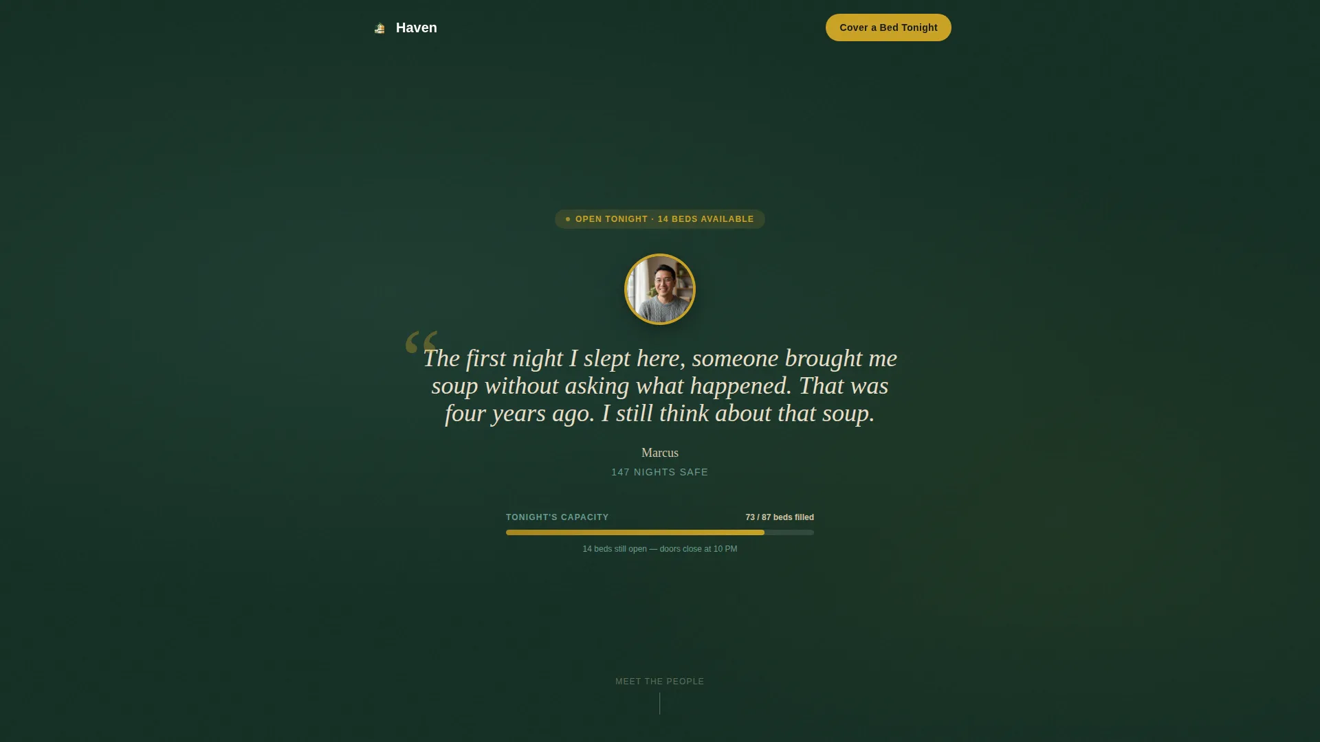 Heartfelt Housing Support Landing Page Template