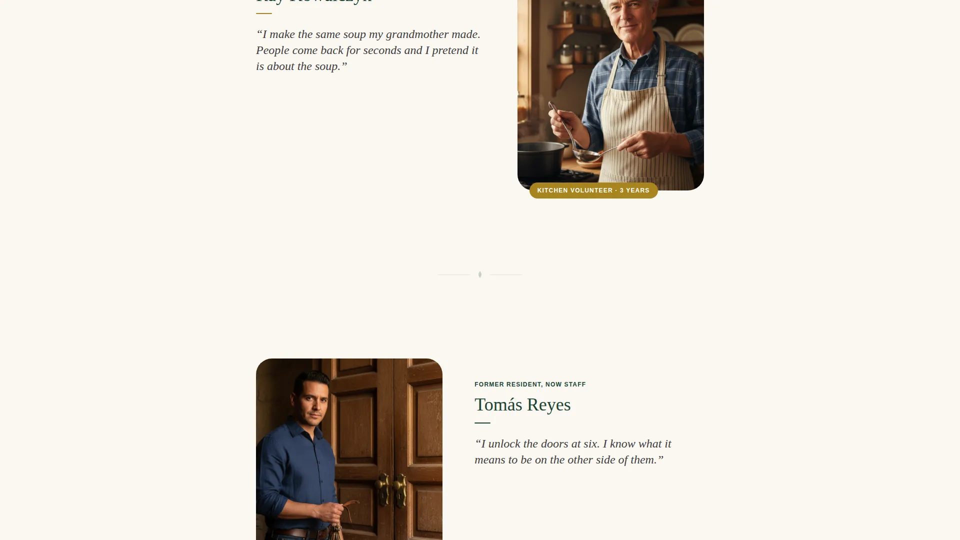 Heartfelt Housing Support Landing Page Template