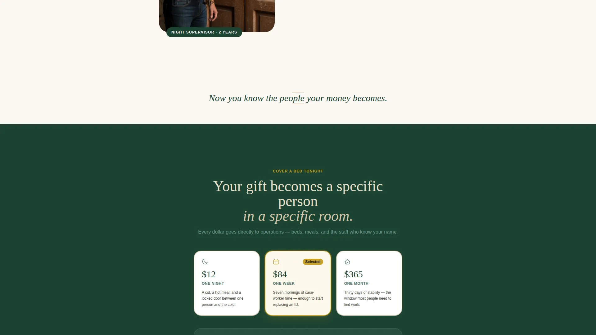Heartfelt Housing Support Landing Page Template