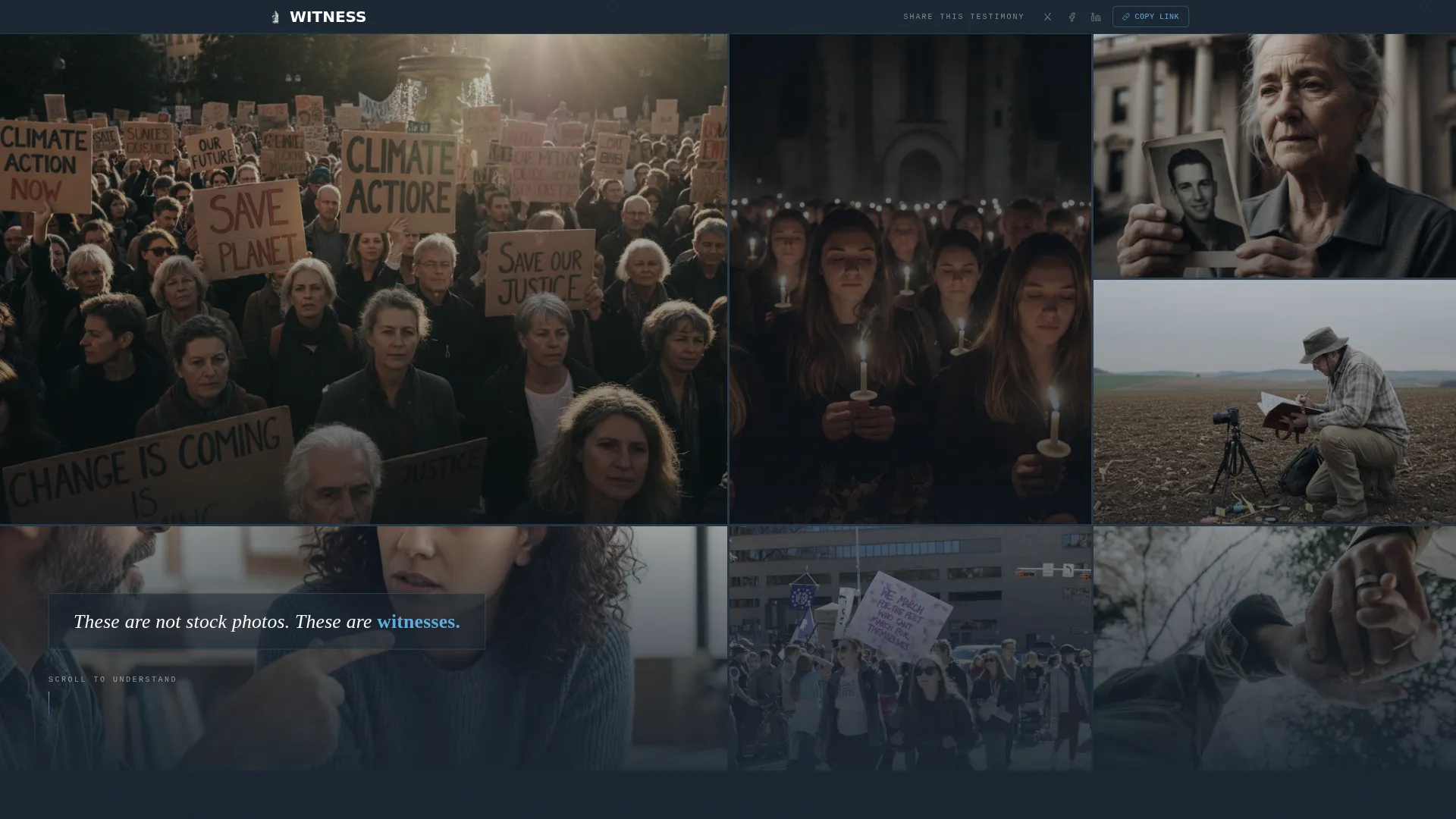 Human Rights Awareness Campaign Landing Page Template