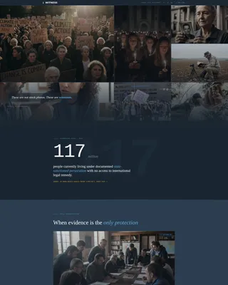 Human Rights Awareness Campaign Landing Page Template