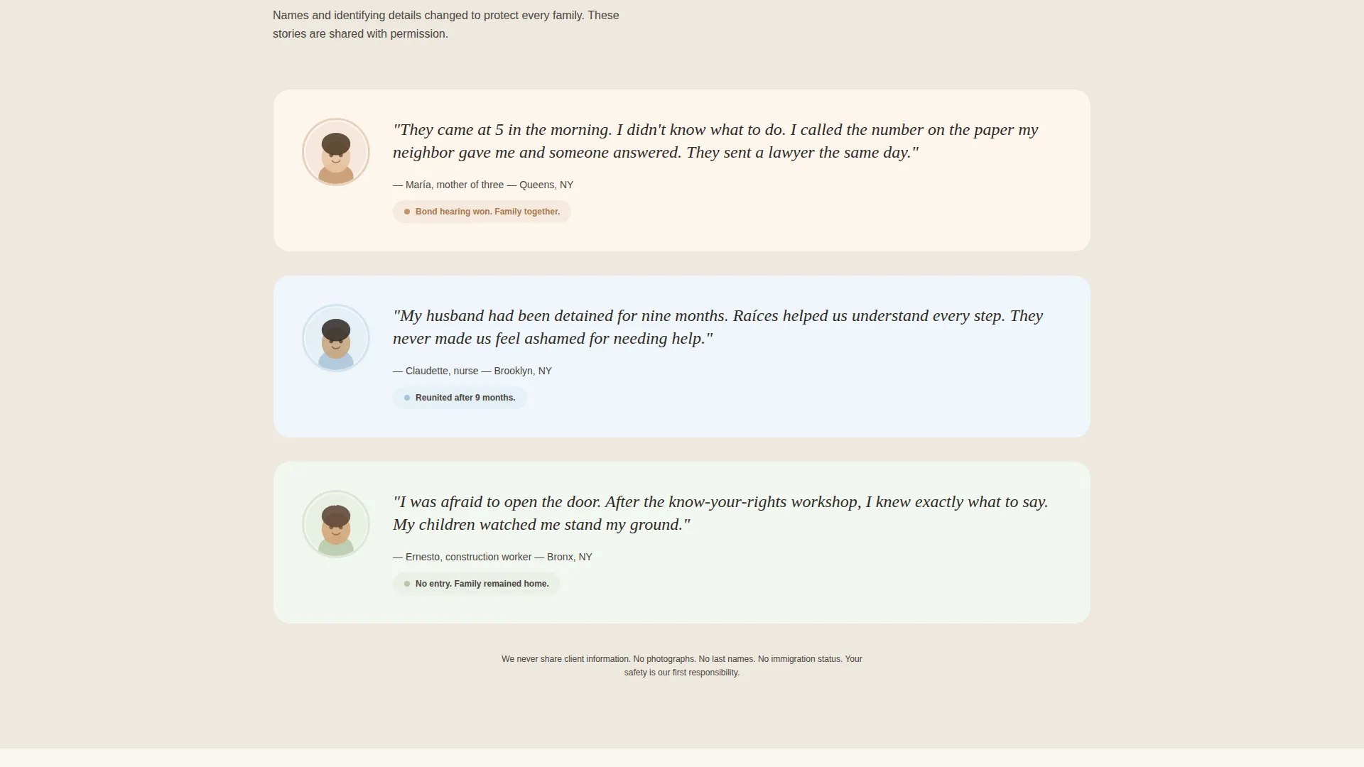 Compassionate Immigration Landing Page Template
