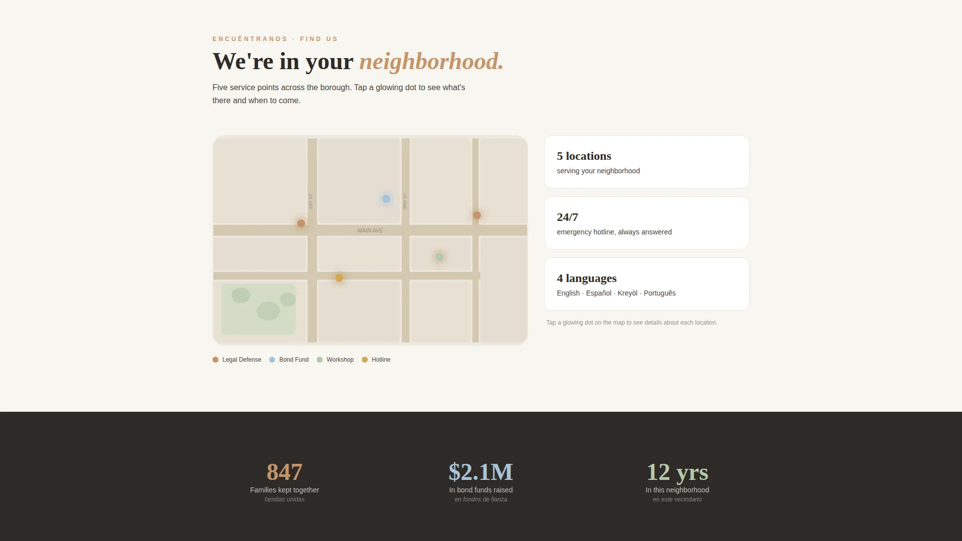 Compassionate Immigration Landing Page Template