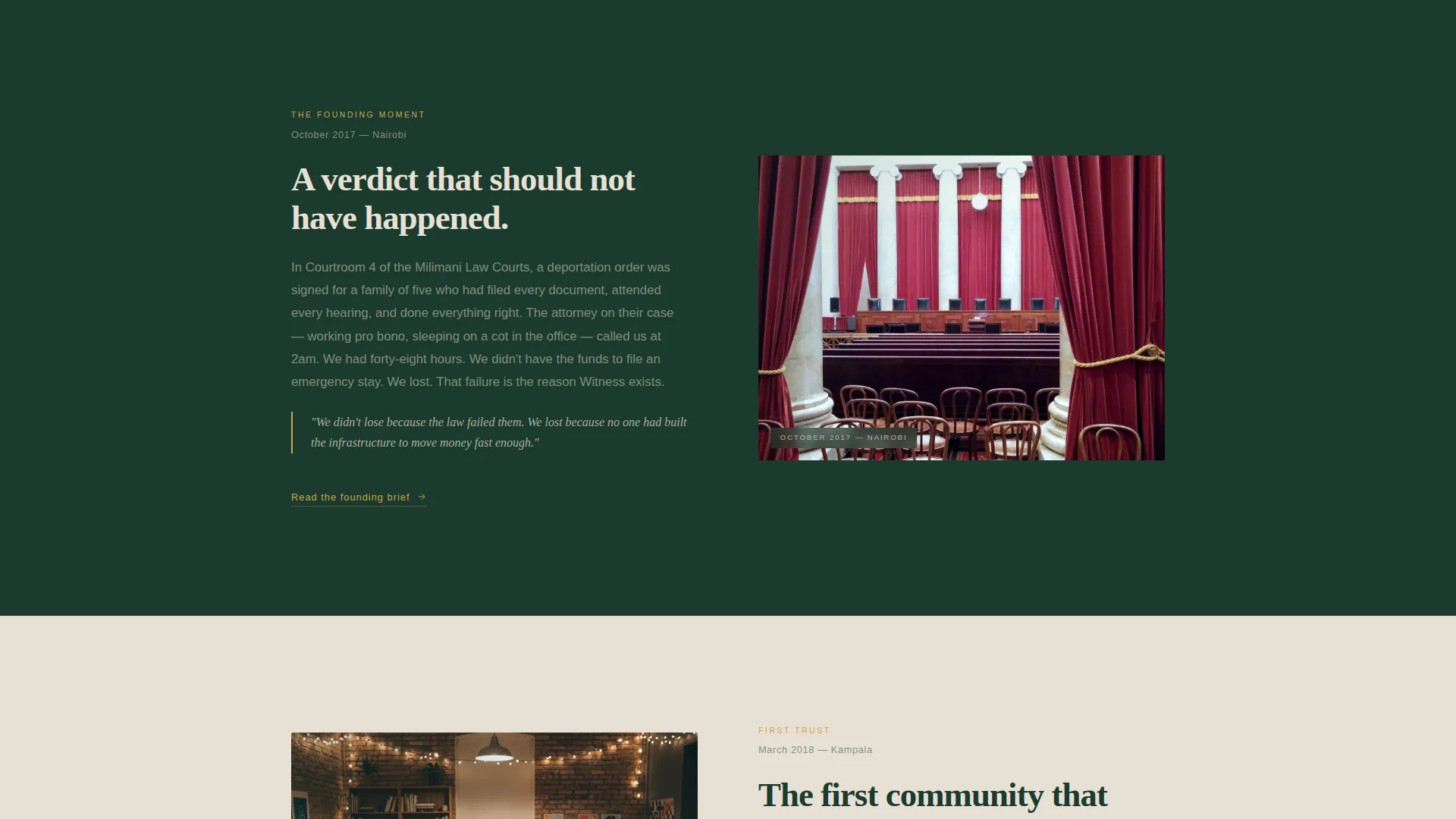 Powerful Social Justice Landing Page Template
