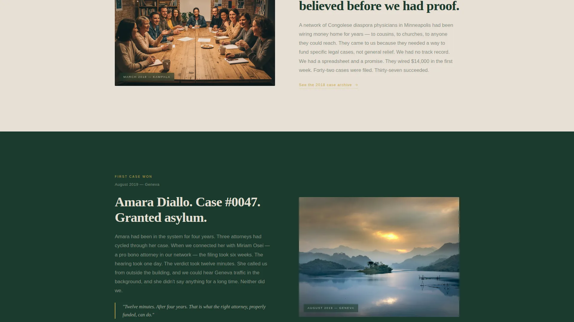 Powerful Social Justice Landing Page Template