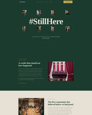 Powerful Social Justice Landing Page Template