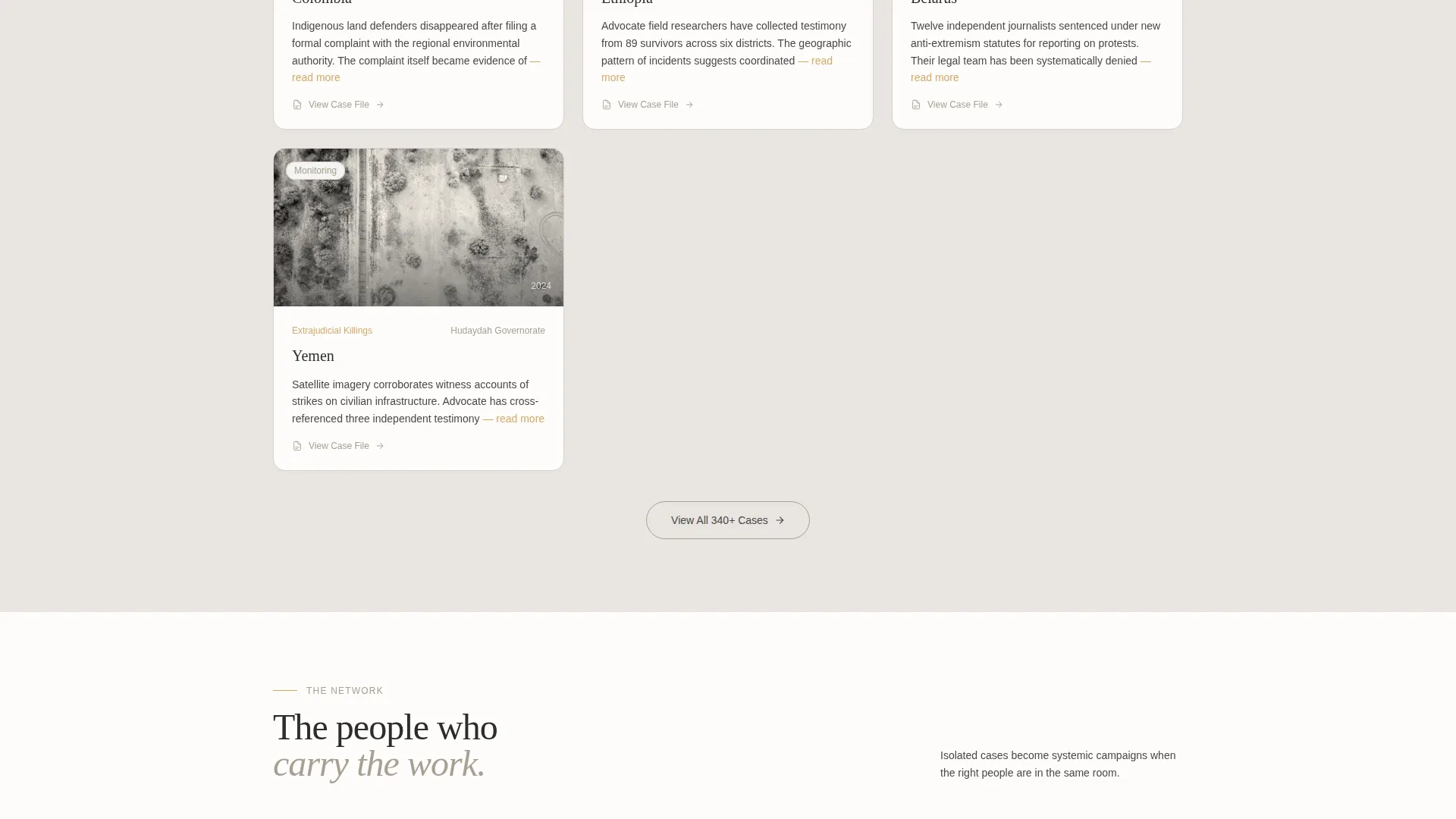 Compelling Civil Rights Landing Page Template