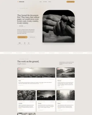 Compelling Civil Rights Landing Page Template