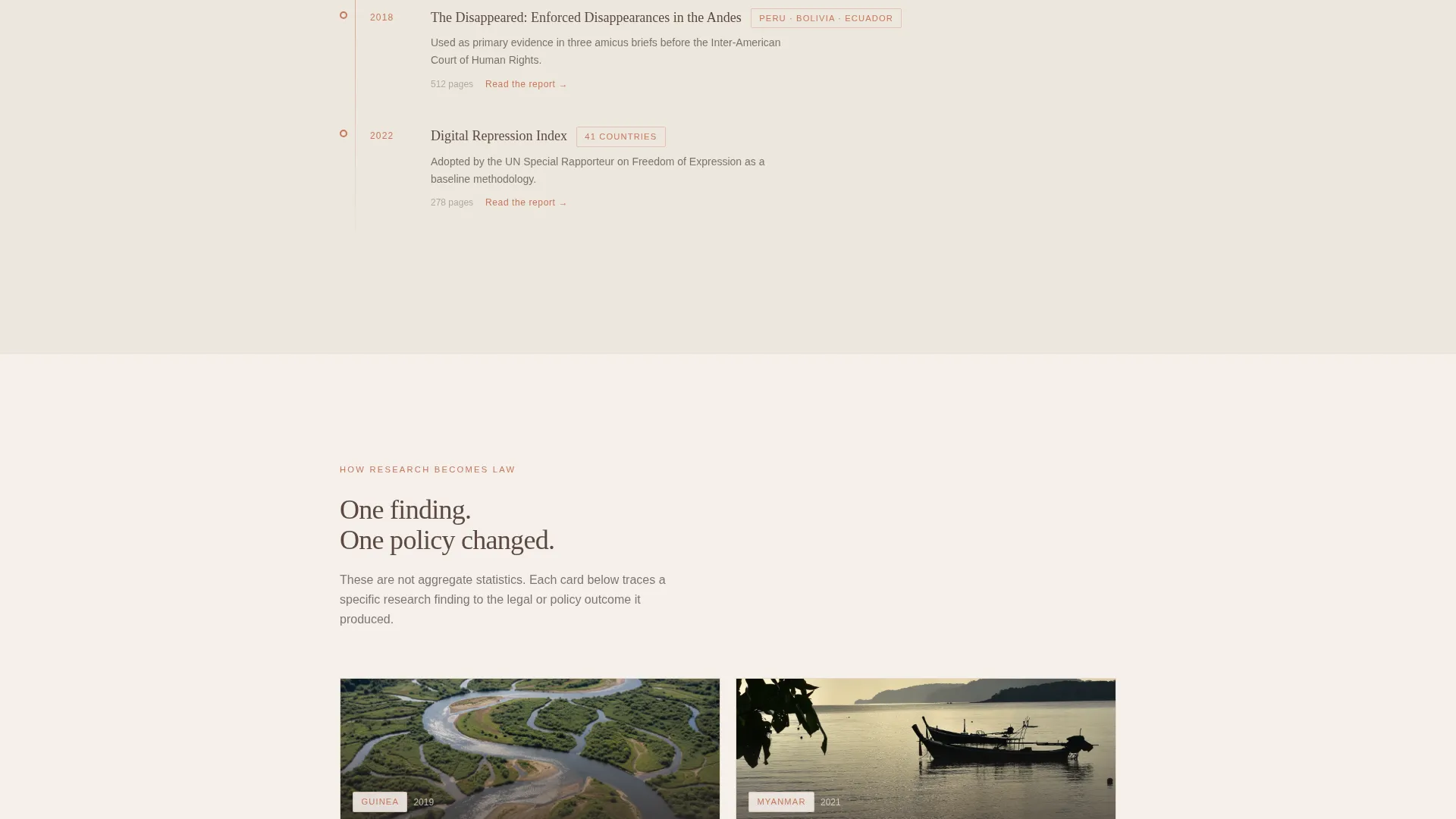 Compelling Rights Advocacy Landing Page Template