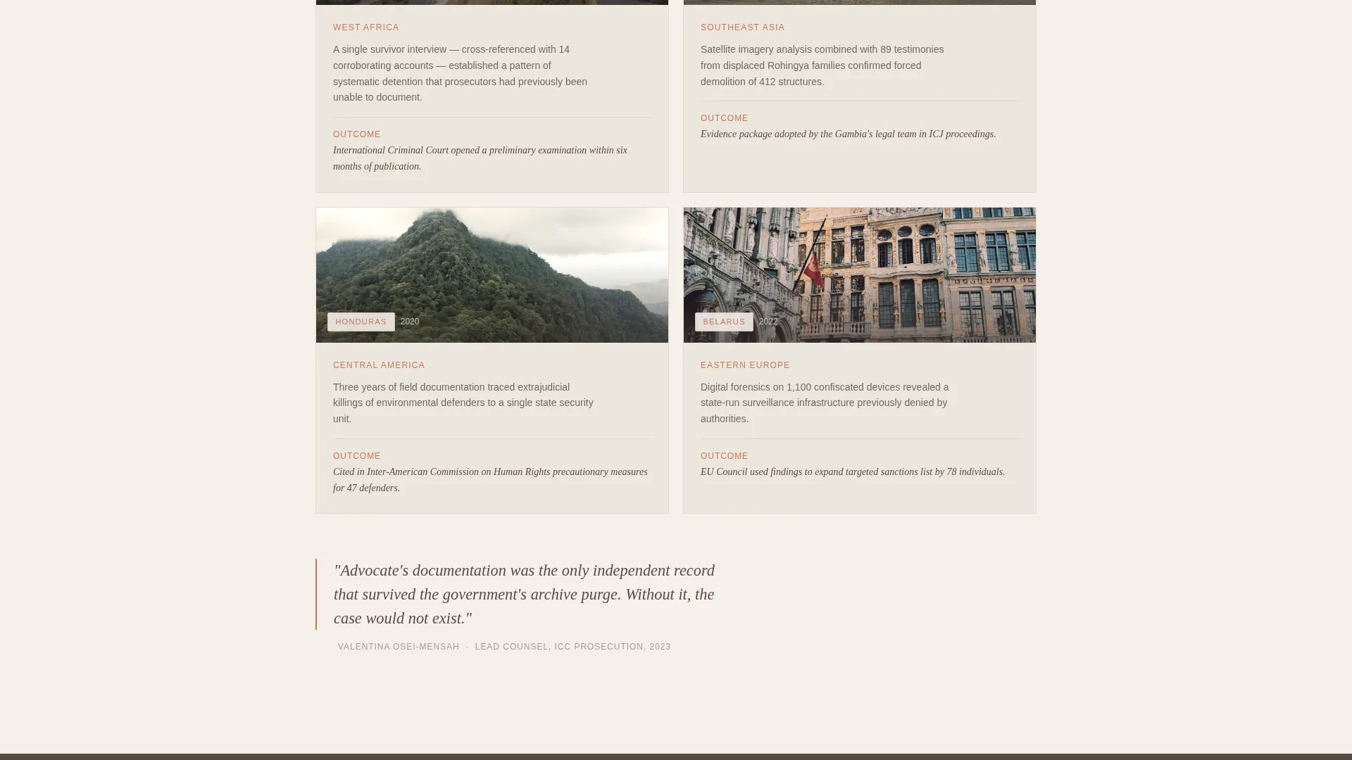 Compelling Rights Advocacy Landing Page Template