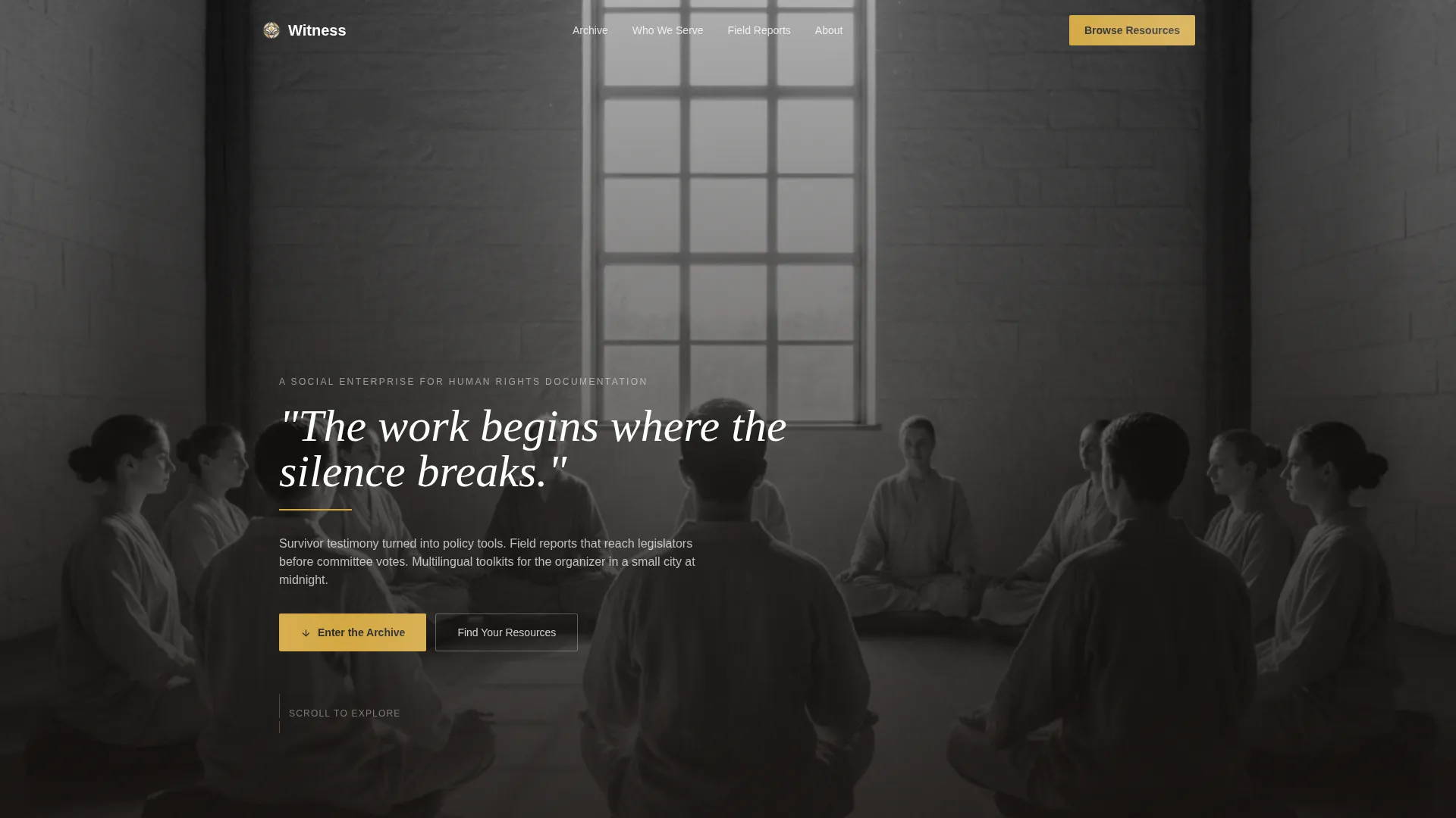 Powerful Justice Advocacy Landing Page Template