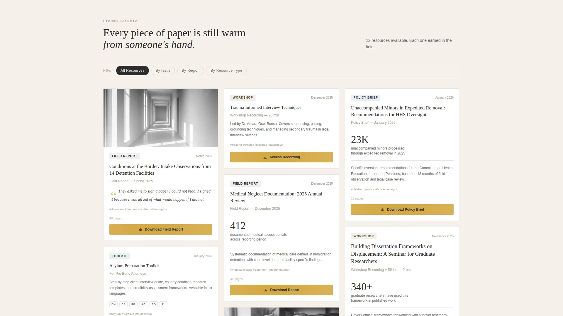 Powerful Justice Advocacy Landing Page Template