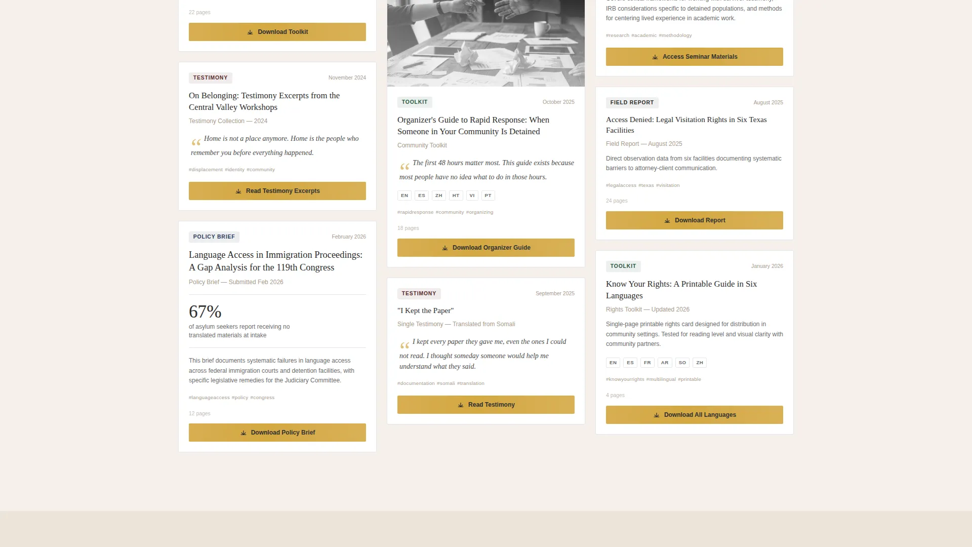 Powerful Justice Advocacy Landing Page Template