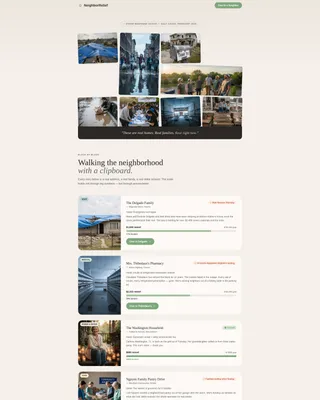 Heartfelt Hurricanerelief Landing Page Template