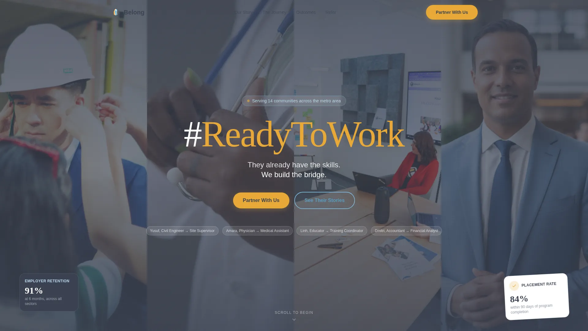 Immigrant & Refugee Support Professional Website Template